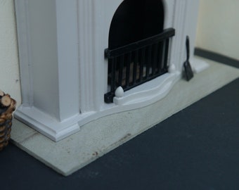 REAL Welsh Green Stone 1:12th Scale Miniature / Dolls House Fireplace Hearth