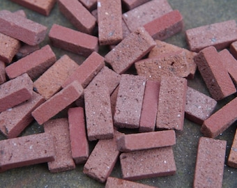 250 1:12th Richard Stacey Victorian Red Miniature Bricks