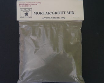 500g Mortar/Grout Mix for Miniature Building or Grouting