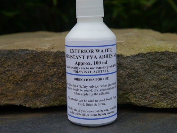 Exterior Grade Water Resistant Miniature Brick & Stone PVA Glue 100ml