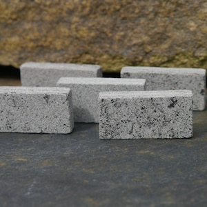 10 bloques de hormigón en miniatura a escala 1:12 / bloques Breeze