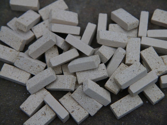 250 1:12th échelle multi rouge véritable brique miniature bricks