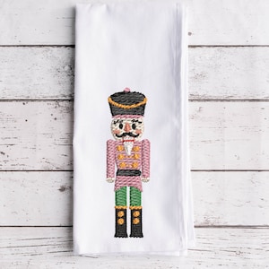 Christmas Nutcracker Embroidery Design for Embroidery Machine, Holiday Nutcracker Machine Embroidery File for Instant Download