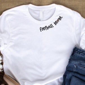 Football Mom Embroidery Design Football Embroidery Design File for Machine Embroidery Digital Embroidery Football Mom Collar Embroidery