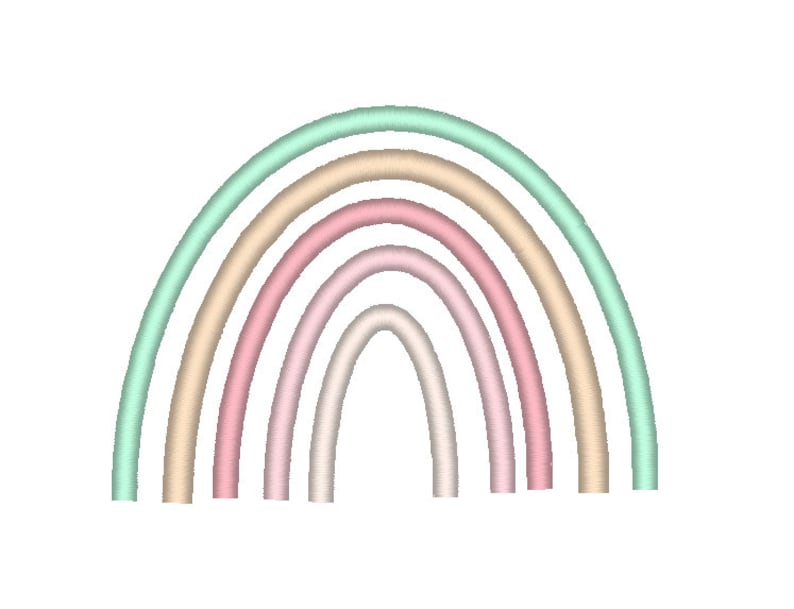 Rainbow embroidery design simple rainbow quick stitch  etsy Rainbow embroidery design simple rainbow quick stitch  etsy