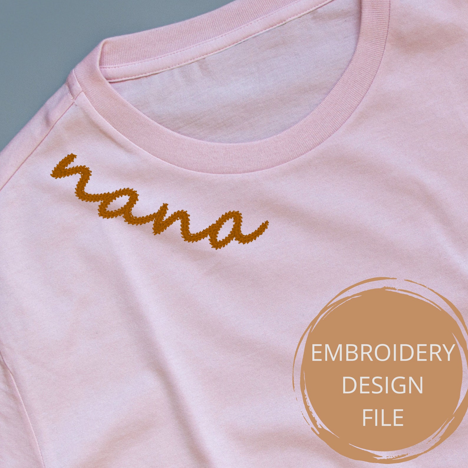 Nana Embroidery Design Nana Collar Embroidery Design Etsy
