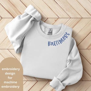 Baltimore Curved Neckline Embroidery Design – Machine Embroidery File, Collar Embroidery Pattern, Digital Download for Neckline Projects