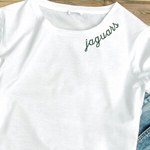 Jaguars Collar Machine Embroidery Design File. Jaguars Embroidery Design. Cheer Embroidery, Team Embroidery Design