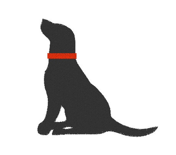 ラブラドール刺繍デザインラボマシン刺繍デザインファイル狩猟犬刺繍
