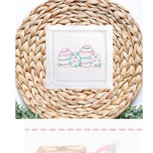 Sketch Easter Eggs Light Fill Machine Embroidery Design File 4x4 5x7 ...
