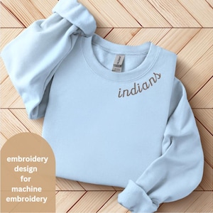 Indians Embroidery Design File Indians Collar Machine Embroidery Design Cheer Embroidery Team Embroidery Instant Download Embroidery File