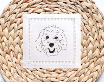 GoldenDoodle broderidesign klotterbroderi hund maskinbroderi direkt nedladdning Labradoodle broderifil broderi nedladdning