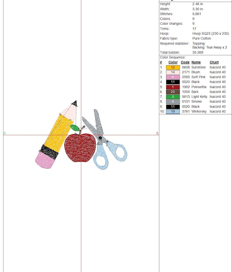Back to school Embroidery Design File for Machine Embroidery, Personalize with your own name, Teacher Embroidery image 10