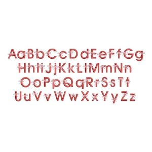 Bow Embroidery Font Machine Embroidery Design File for Instant Download Monogram Font Ribbon embroidery Font Valentine Embroidery Font