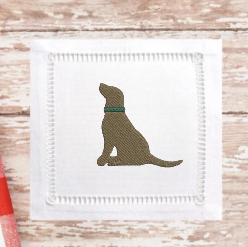 Embroidered Lab Pattern Lab Embroidery Design Labrador Dog Embroidery Hunting Lab Embroidery ...