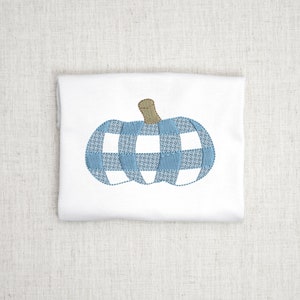 Plaid Pumpkin Embroidery Design Machine Embroidery Design File for Fall Pumpkin Embroidery Design Thanksgiving Embroidery