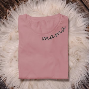 MaMa Collar Machine Embroidery Design File for Mother&#39;s Day