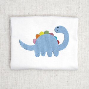 Dinosaur Embroidery Design Cute Rainbow Dinosaur Machine Embroidery File Kids Dino Embroidery Pattern Instant Download Dinosaur Design