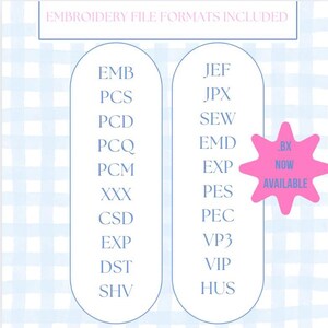 Fancy Embroidery Font, Machine Embroidery Design File for Instant Download, Monogram Font, Interlocking embroidery Font image 9