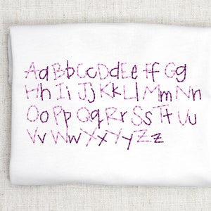 Embroidery Font, Machine Embroidery Design File for any occasion. The Caroline Embroidery Design, Cute Embroidery Font BX included