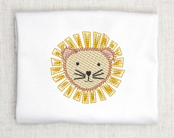 Lion Embroidery Design, Sketch Embroidery Machine File