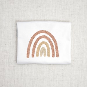 Rainbow Embroidery Design, Embroidery Pattern for Machine Embroidery, Boho Rainbow Embroidery