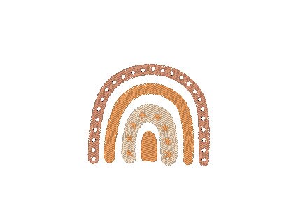 Rainbow Embroidery Design - Machine Embroidery Design - Digital File ...