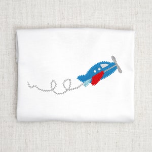 Fichier de motif de broderie avion pour broderie machine