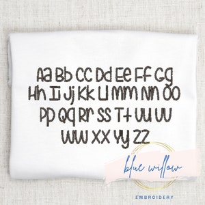 Cute Embroidery font Download for Machine Embroidery Design