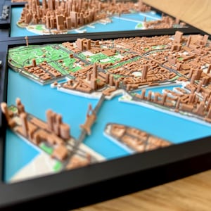 Rotterdam in miniatura / Innovazione urbana catturata / Uno skyline 3D audace
