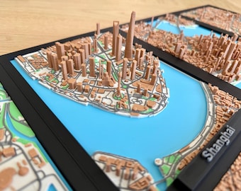 Shanghai Miniature Model | From Pearl to Tower | A 3D Printed Slice of Shanghai
