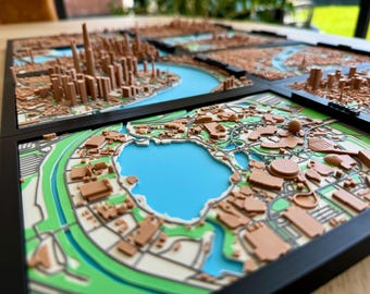 EPCOT in Miniature | Spaceship Earth & Beyond | EPCOT Model for Disney Lovers
