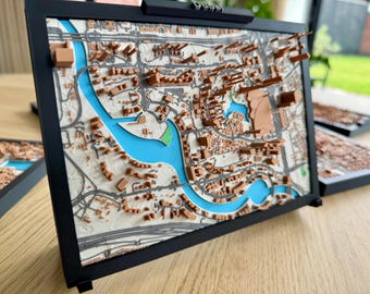 Horizonte de Dubái impreso en 3D: arte urbano minimalista