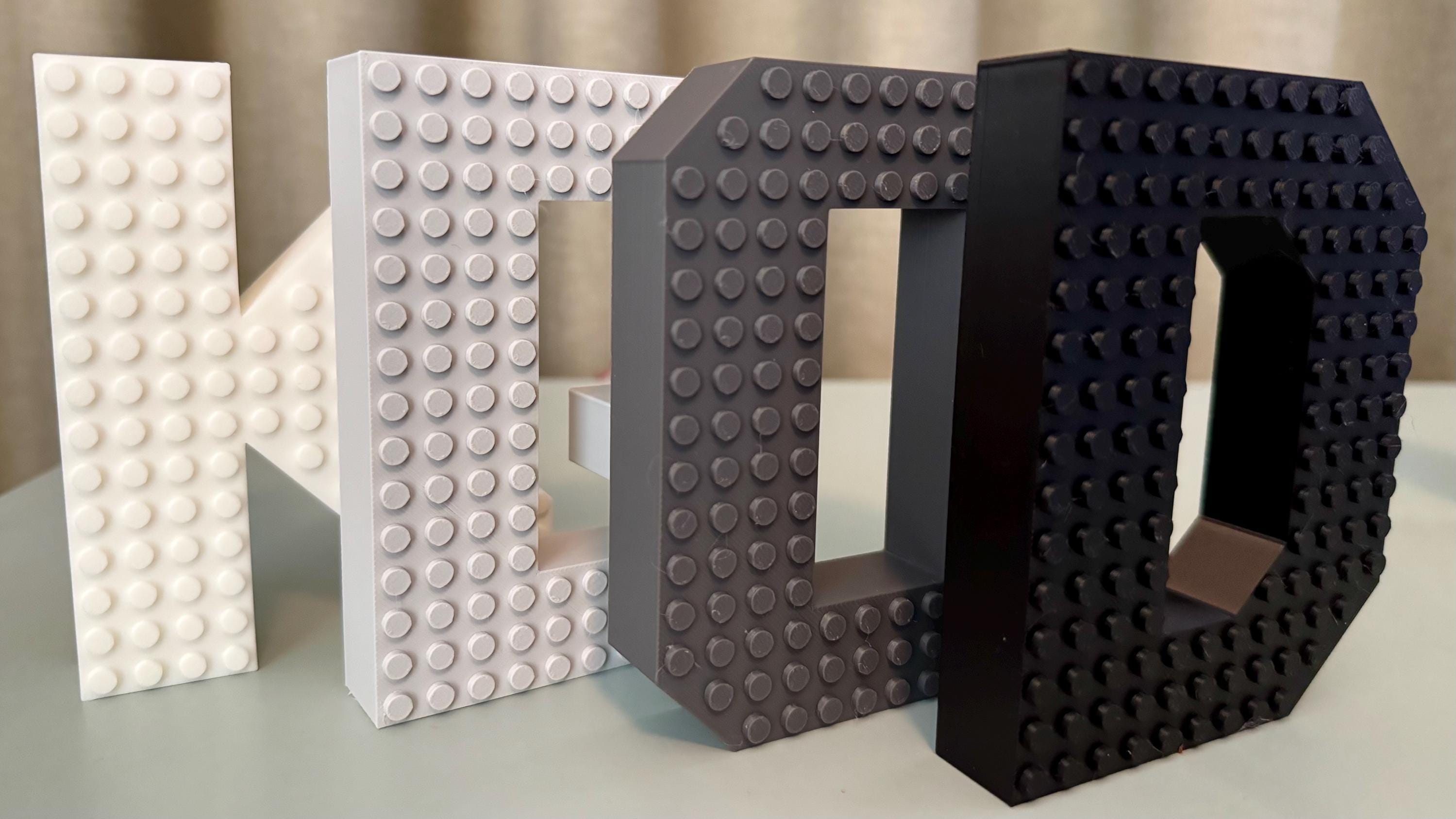 Full Alphabet Brick Letters | Building Block Compatible