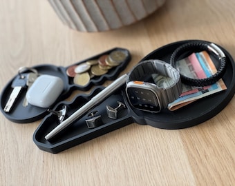 3D Printed Key Tray: Modern PLA Desk Organizer