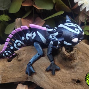 Mystic Axolotl 3D Printed Articulated Fidget