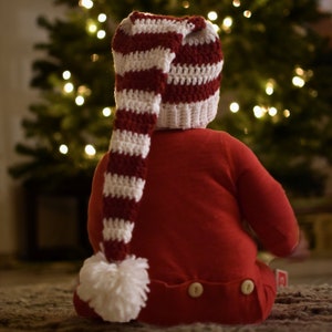 CROCHET PATTERN // Elf Hat for Newborn, Baby, Toddler Christmas image 4