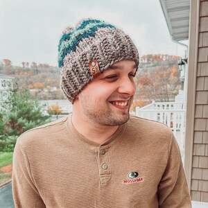 Men&#39;s Winter Hats - Chevron Knit Beanie