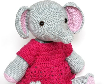Olivia the Elephant PDF crochet pattern