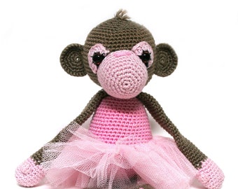 Monkey Lilly PDF crochet pattern