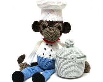 Monkey Philippe PDF crochet pattern