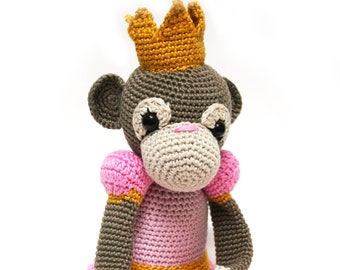 Monkey Sophia PDF crochet pattern