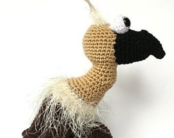 Gerrit the vulture PDF crochet pattern