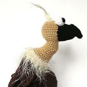 Gerrit the vulture PDF crochet pattern