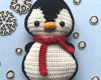 Pek the penguin PDF crochet pattern