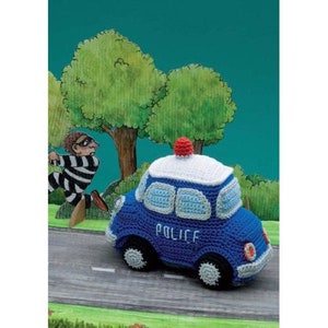 Police car PDF crochet pattern image 5