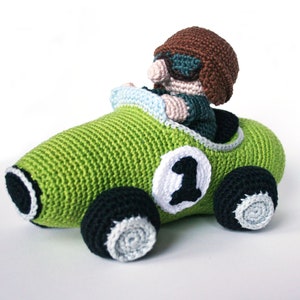 Racing car PDF crochet pattern