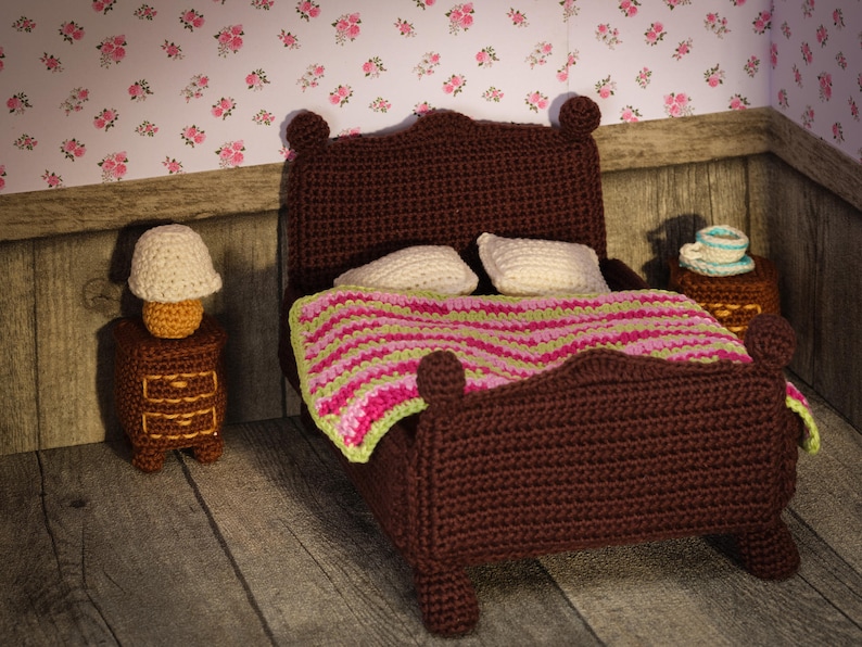 Furniture Bedroom PDF crochet pattern image 9