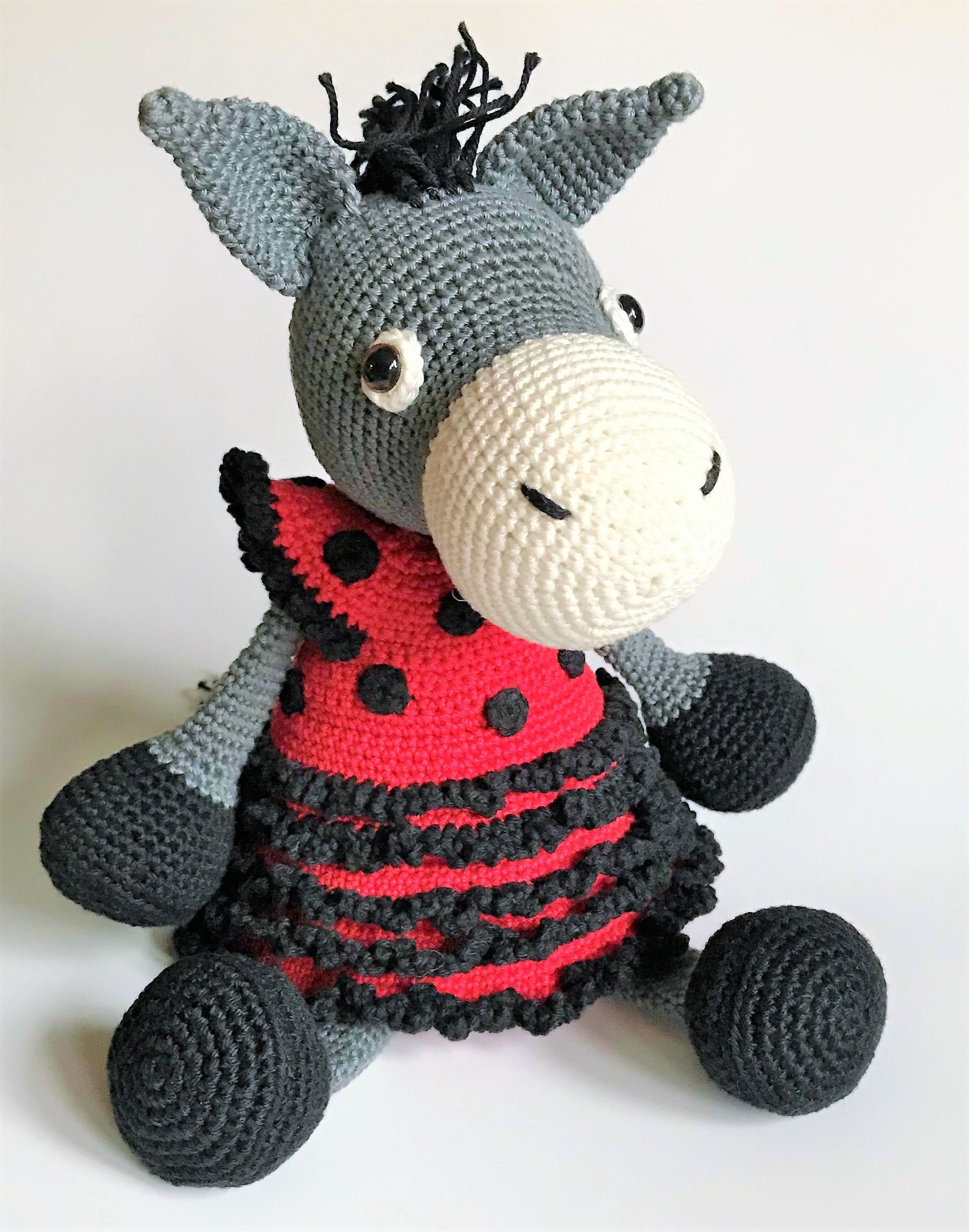 Ella the Donkey PDF Crochet Pattern 