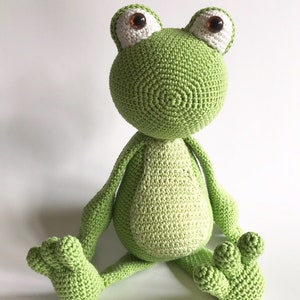 Kimmi the frog PDF crochet pattern image 2